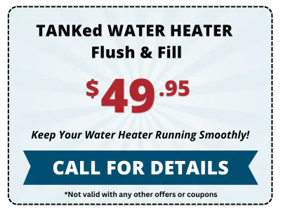 Tanked Water Heater Inspection Coupon